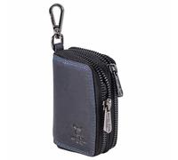 MATADOR KOPENHAGEN Étui à clés en cuir pour homme avec boîte cadeau élégante, étui élégant pour clés de voiture avec trousseau de clés, portefeuille RFID pour cartes, porte-clés de luxe avec double