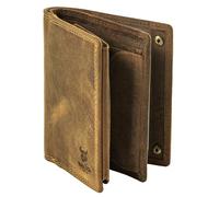 MATADOR Porte Monnaie Cuir #Toronto avec Noble Boîte Cadeau, Luxe RFID Porte Carte RFID, Portefeuilles Homme avec de Nombreux Compartiments à Cartes en Marron Chasseur