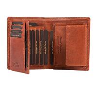 MATADOR Porte Monnaie Homme Cuir #Vigo avec élégante Boîte Cadeau, Luxe Porte Carte Homme RFID, Grand Portefeuille avec de Nombreux Compartiments à Cartes en Marron Vintage