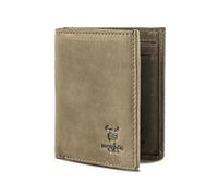 MATADOR Portefeuille fin Chicago - Petit portefeuille avec compartiment pour pièces de monnaie et protection RFID - Étui pour cartes de crédit - Porte-monnaie pour homme - En cuir véritable - Mini