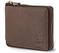 MATADOR Portefeuille pour homme en cuir #BADALONA avec élégante boîte cadeau, Portefeuille élégant en cuir pour homme avec bloqueur RFID, Portefeuille de luxe avec fermeture éclair et nombreux