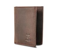 MATADOR Portefeuille Slim Chicago - Petit portefeuille avec compartiment pour pièces et protection RFID - Porte-cartes pour homme - Porte-monnaie en cuir véritable - Mini portefeuille - Incl. boîte