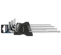 Matador Schraubwerkzeuge 6 pans intérieurs Jeu de clés mâles coudées 1.5 mm, 2 mm, 2.5 mm, 3 mm, 4 m