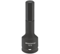 Matador Schraubwerkzeuge 75780120 6 pans intérieurs Douille pour perceuse à percussion 12 mm 12 mm 3/4 (20 mm)