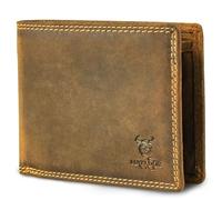MATADOR #Sydney Portefeuille en cuir pour homme avec boîte cadeau élégante, portefeuille élégant pour homme avec protection RFID, portefeuille de luxe pour homme, nombreux compartiments pour cartes