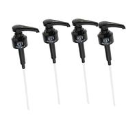 matago 4 PièCes SéRies Café 1 Litre Distributeur Sirop Pompe Noir Liquide Distributeur pour Monin Sirop 10 ML Bouteille de Jus Distributeur Pompe