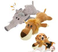 Matame Jouet pour Chien,Jouet Chien Indestructible,Anti-Stress Jouets en Peluche Couineur Interactif pour Animal de Compagnie avec couineur (#A+B)