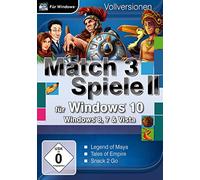 Match 3 Spiele II für Windows 10 PC (USK ohne Altersbeschränkung)