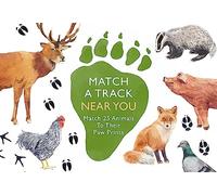 Match a Track Near You: Match 25 Animals To Their Paw Prints