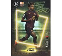 Match Attax 2024 2025 Lamine Yamal Carte à collectionner Time to Shine Édition limitée