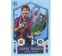 Match Attax 2024 2025 Lionel Messi Trophy Triumph Carte à collectionner