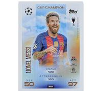 Match Attax 2025 2026 Lionel Messi Cup Champion Carte à collectionner