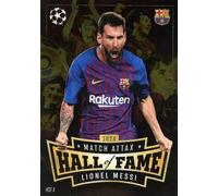 Match Attax Carte à collectionner Lionel Messi Hall of Fame 2024-2025, Papier, Bleu et Blanc, Carte à collectionner