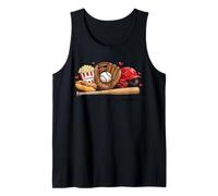 Match de Baseball This The Season - Eat Sleep Baseball Repeat Débardeur