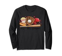 Match de Baseball This The Season - Eat Sleep Baseball Repeat Manche Longue