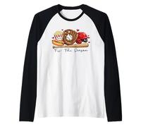 Match de Baseball This The Season - Eat Sleep Baseball Repeat Manche Raglan