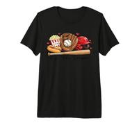 Match de Baseball This The Season - Eat Sleep Baseball Repeat T-Shirt Haut de Gamme