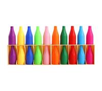 Match de Bouteilles - Jeu de défi de Couleur de Bouteille, Jeux d'association pour, Jouets éducatifs, Jeu de société de Bouteilles pour garçons et Filles à partir de 3 Ans, Salle de cl