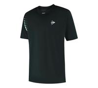 Match Dunlop Hommes, Tee 5 - Noir/Vert Clair | T-Shirt de Tennis de Performance/Padel