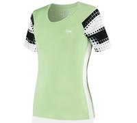 Match féminin Dunlop Tee 3 - Vert Clair/Noir/Blanc | T-Shirt de Tennis de Performance/Padel