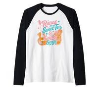 Match Girls Trip Raised on Sweet Tea & Country Songs Manche Raglan