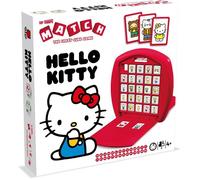 Winning-Moves - Jeu de société - Match Hello Kitty - Alignez 5 cubes identiques - Rose