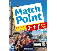 Match Point 2de, 1re, Tle Bac Pro (2017) - Pochette élève: Anglais