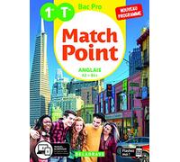 Anglais 1re/Tle Bac Pro Match Point - Pochette Élève