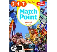 Match Point Anglais 2de, 1re, Tle Bac Pro (2020) - Pochette élève