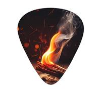 Match Prints Lot de 12 médiators avec 3 épaisseurs différentes pour guitare électrique et acoustique