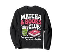 Matcha and Books Green Tea Lover ICES Matcha Latte Sweatshirt
