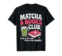Matcha and Books Green Tea Lover ICES Matcha Latte T-Shirt
