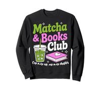 Matcha & Books Green Tea Lover ICES Matcha Latte Sweatshirt