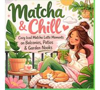 Matcha & Chill: Soft Life Coloring Book: Cozy Iced Matcha Latte Moments on Balconies, Patios & Garden Nooks
