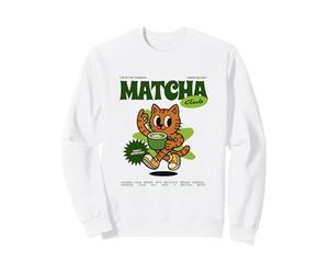 Matcha Club Cat - Goûtez Le délice Vert Tranquille Sweatshirt