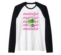 Matcha Club - Fouet à thé Vert esthétique - Bol Mignon Manche Raglan