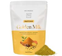 Matcha & CO - Golden Milk Bio au Thé Matcha (150g) - Préparation Curcuma avec Lait de Coco, Poivre Noir et Cannelle - Boisson Antioxydante et Anti-inflammatoire - Sans Sucre Ajouté, Vegan, Sans Gluten