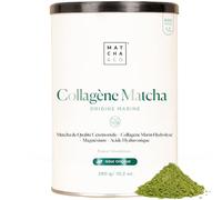 Matcha Collagène Marin en Poudre avec Magnésium et Acide Hyaluronique - Saveur Matcha Citron - Pour Articulations, Peau et Ongles - 296 g