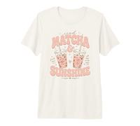 Matcha glacé et Soleil Toute la journée T-Shirt Haut de Gamme