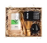 Matcha Kit Coffret Cadeau PoudreThé 100g Bol Yoru 500 ml Bambou Chasen Fouet