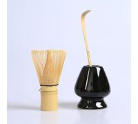 matcha kit, Fouet en bambou naturel traditionnel de 100 bâtons matcha, matcha kit ceremonie japonais, fouet bambou thé matcha - pour la cérémonie du thé (B)