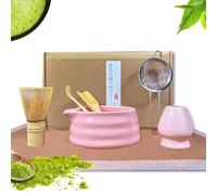 Matcha Kit Rose, Kit Matcha Complet, 6 Pièces Matcha Set, Ensemble à Matcha, Kit à Matcha, pour La Cérémonie Du Thé Matcha