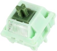 Matcha Latte V2 Lot de 30 interrupteurs mécaniques linéaires avec diffuseur de lumière, pré-huilé, Interrupteur 5 Broches, pour Clavier de Jeu mécanique, Compatible avec Les Touches MX (53 g)
