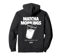 Matcha Mornings X Live - Thé Vert Matcha Latte - Dos Sweat à Capuche