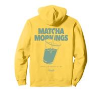 Matcha Mornings X Live - Thé vert matcha latte - Dos Sweat à Capuche