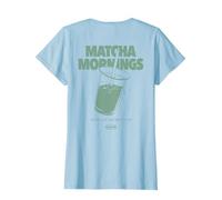 Matcha Mornings X Live - Thé vert matcha latte - Dos T-Shirt