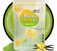 Matcha Premium à la Vanille - Thé Vert Fin & Doux | Poudre de Matcha Bio avec Vanille Naturelle | Antioxydants & Énergie Naturelle - Idéal pour Latte, Smoothies & Desserts