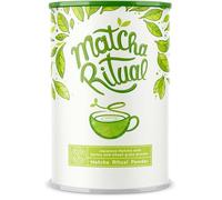 Matcha Ritual - Latte au thé vert Matcha enrichi en lait de coco, agropyre et herbe d’orge - Matcha de qualité supérieure pour la cérémonie du thé japonaise - 210 g de poudre