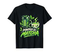 Matcha Tasse Batterie et Bol de thé Vert T-Shirt