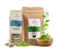Matcha Thé Bio Kit Mary Rose Japonais Vert Poudre 100g Butterfly Pea Tea 20g Blue Matcha Latte